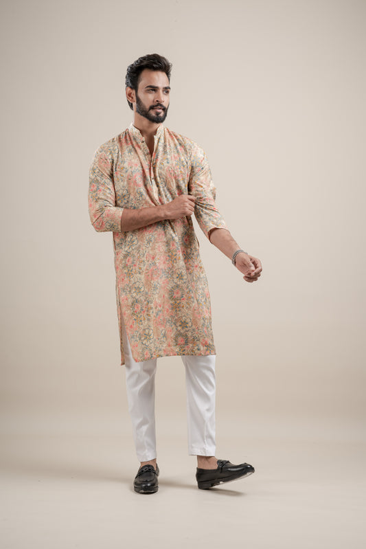 HEAVY TEXURIZED RAYON FOIL KURTA