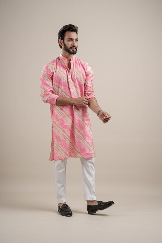 HEAVY TEXTURIZED RAYON FOIL KURTA