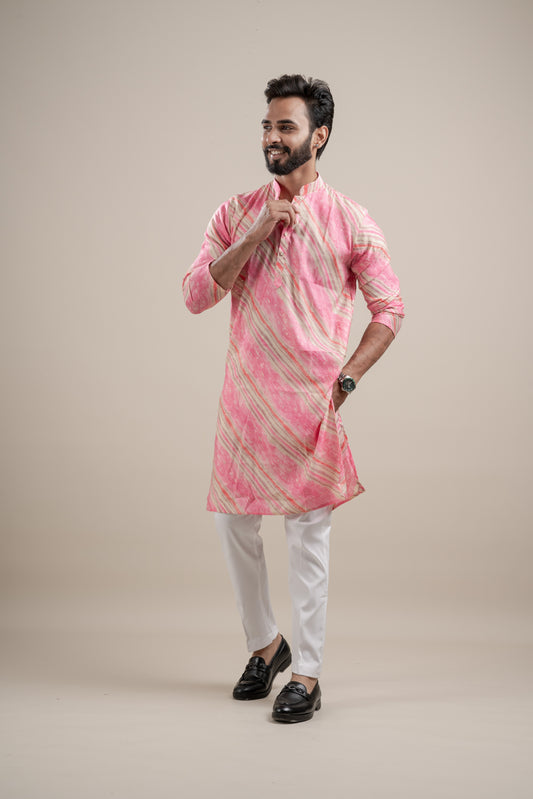 HEAVY TEXTURIZED RAYON FOIL KURTA